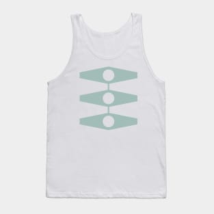 Abstract Eyes in Opal Pastel Tones Tank Top